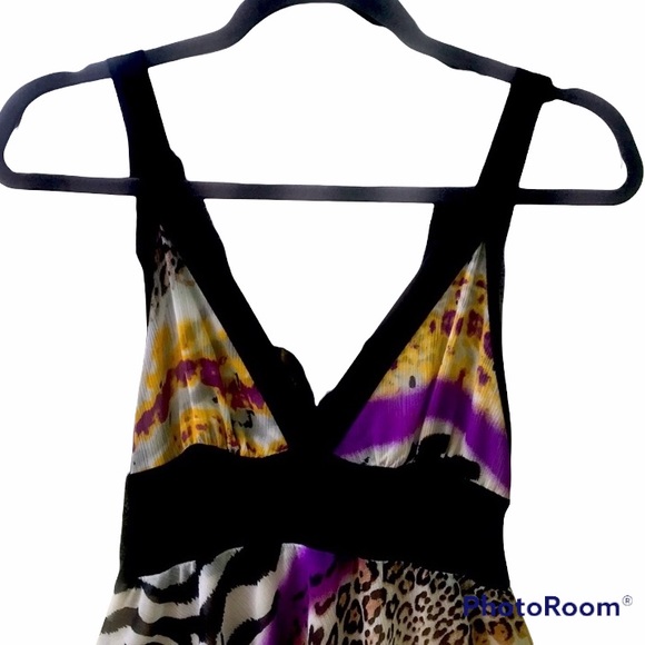 Tricia Fix Dress, Size: M, Made in USA, Animal/tie dye print,Bohemian inspired - Picture 3 of 10